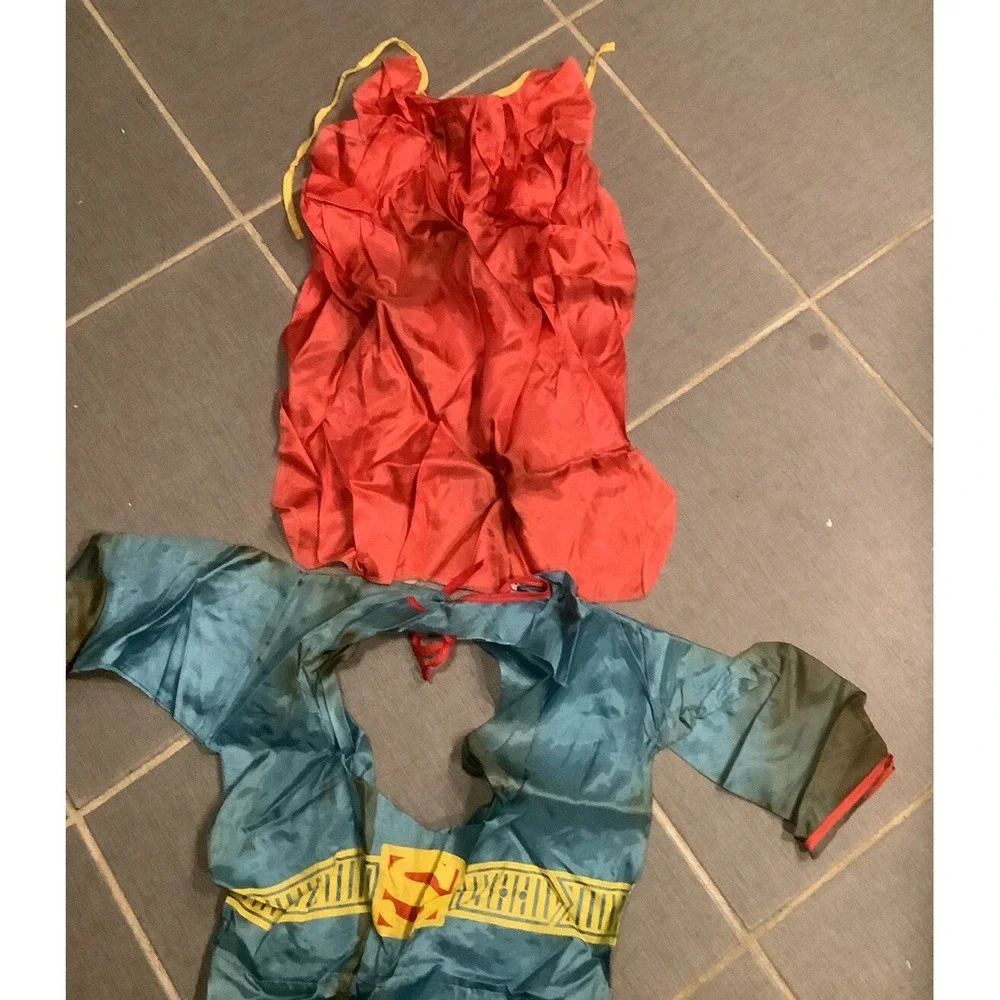 Ben Cooper Vintage Superman Costume #243 Size M (8-10) No Mask